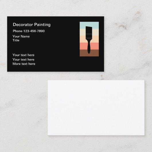 Moderner Hauspaneeldienst Visitenkarte (Vorne/Hinten)