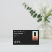 Moderner Hauspaneeldienst Visitenkarte (Stehend Vorderseite)