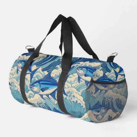Moderner hawaiianischer Druck Duffle Bag (Rechte Ecke)