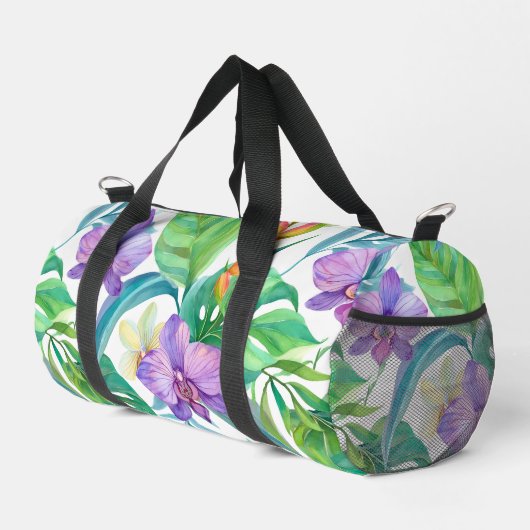 Moderner hawaiianischer Druck Duffle Bag (Rechte Ecke)