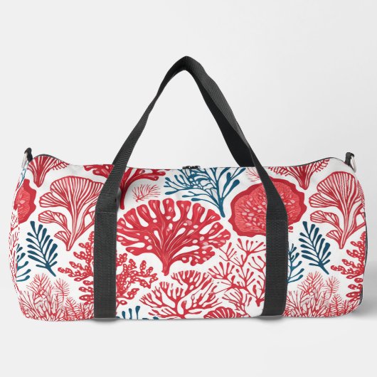 Moderner hawaiianischer Druck Duffle Bag (Vorderseite)