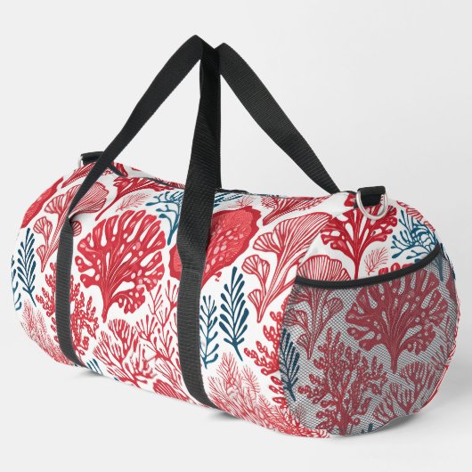Moderner hawaiianischer Druck Duffle Bag (Rechte Ecke)
