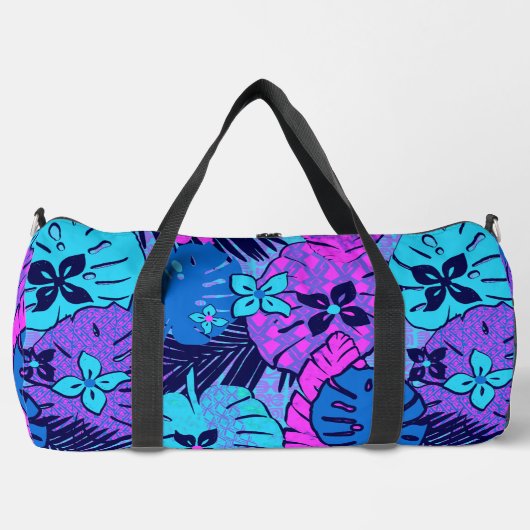 Moderner hawaiianischer Druck Duffle Bag (Vorderseite)
