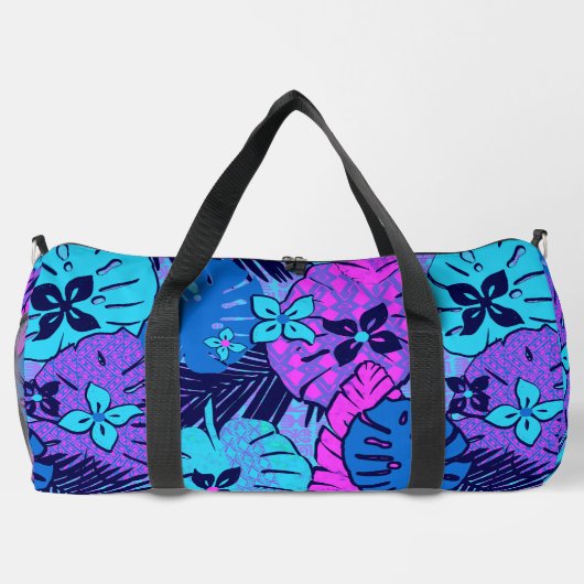 Moderner hawaiianischer Druck Duffle Bag (Rückseite)