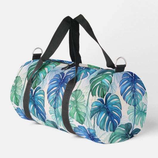 Moderner hawaiianischer Druck Duffle Bag (Linke Seite)