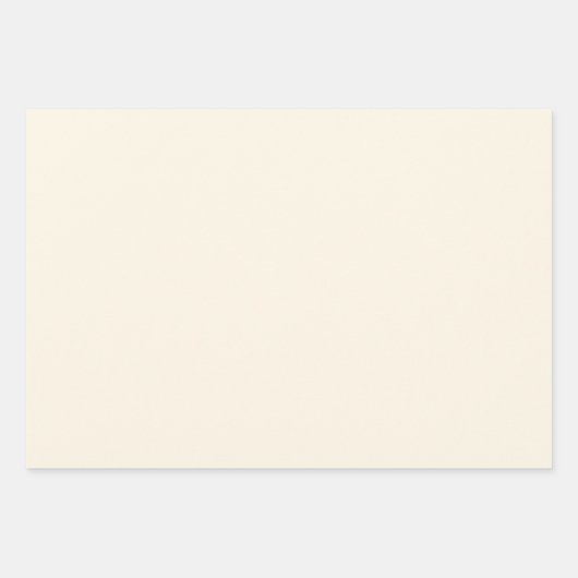 Moderner, hellbeige Sand Sleek Minimalistischer Pu Geschenkpapier Set (Vorderseite 2)