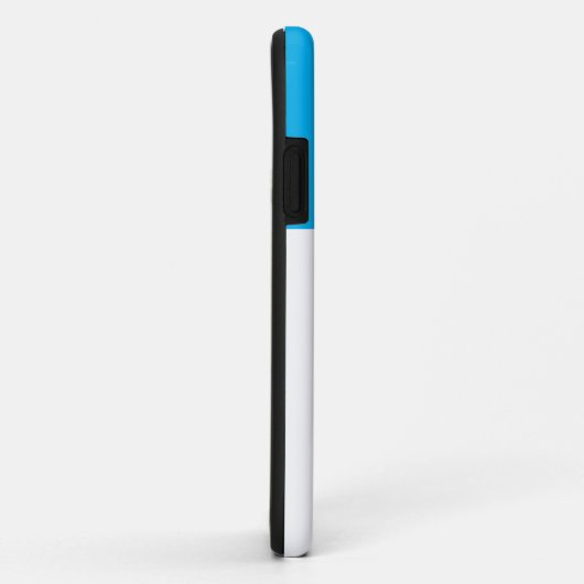 Moderner heller blauer weißer, nahtloser Farbblock Case-Mate iPhone Hülle (Hinten/Rechts)