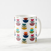 Moderner heller Minimalismus der Mitte des Jahrhun Kaffeetasse (VorderseiteRechts)