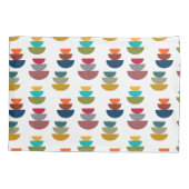 Moderner heller Minimalismus der Mitte des Jahrhun Kissenbezug (Rückseite)