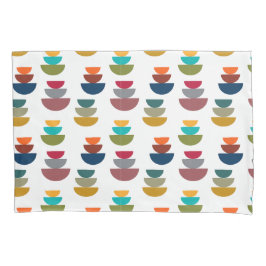 Moderner heller Minimalismus der Mitte des Jahrhun Kissenbezug