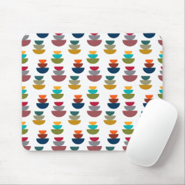 Moderner heller Minimalismus der Mitte des Jahrhun Mousepad