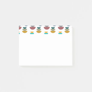 Moderner heller Minimalismus der Mitte des Jahrhun Post-it Klebezettel