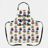 Moderner heller Minimalismus der Mitte des Jahrhun Schürze (Vorderseite)