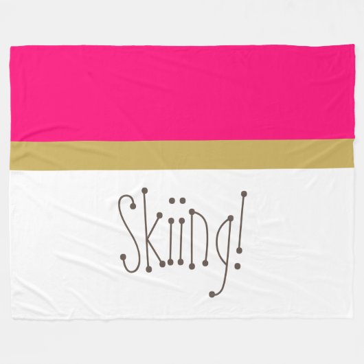 Moderner, hellrosa weißer weißer, weißer, weißer, fleecedecke (Vorderseite (Horizontal))