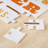 Moderner Herbst Inspiriert Herbst Vibes Personalis Puzzle (Seite)