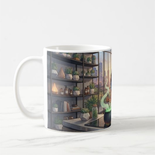 Moderner Hexenbecher Kaffeetasse (Links)