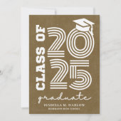 Moderner Highschool-Abschluss Ankündigung (Vorderseite)