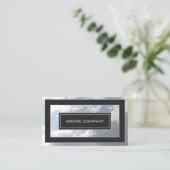 Moderner Himmelswolkenrahmen Visitenkarte (Stehend Vorderseite)