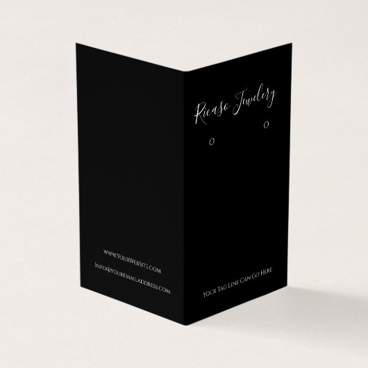 Moderner Hintergrund für Schwarz und Weiß Visitenkarten (Vorderseite)