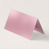 Moderner Hintergrund in pink Visitenkarten (Rückseite)