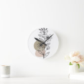Moderner Hintergrund Runde Wanduhr (Zuhause)