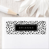 Moderner Hintergrundname für Schwarz und Weiß (Insitu)