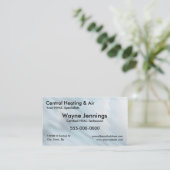Moderner hoch entwickelter beruflicher HVAC Visitenkarte (Stehend Vorderseite)