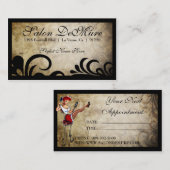 Moderner hoch entwickelter Designer-Salon Terminkarte (Vorne/Hinten)