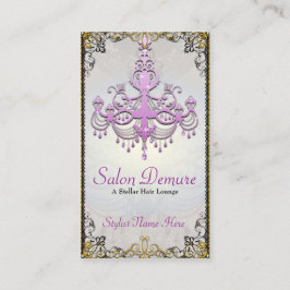 Moderner hoch entwickelter silberner lila terminkarte