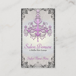 Moderner hoch entwickelter silberner lila terminkarte