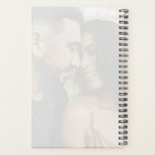 Moderner Hochzeitsplaner für Foto und Kalligrafie Planer (Rückseite)