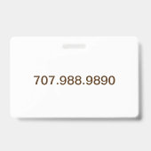 Moderner Hochzeitsplaner mit Skripten Hörkronen Ausweis (Rückseite)