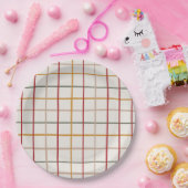 Moderner Holiday Cheer Pappteller (Party)