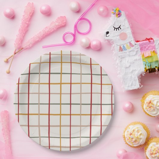 Moderner Holiday Cheer Pappteller (Party)