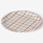 Moderner Holiday Cheer Pappteller (Schrägansicht)