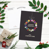 Moderner Holiday Wreath Corporate Weihnachten