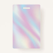 Moderner Holografischer Ästhetik Foto Beauty Salon Ausweis (Rückseite)