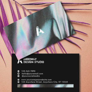 Moderner Holografischer Beruflicher Designer Visitenkarte