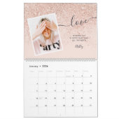 Moderner holografischer Glitzer Marmor 13 Foto Git Kalender (Jan 2026)