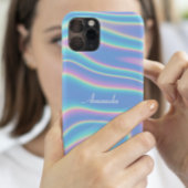Moderner holografischer irisierender Personalisier Case-Mate iPhone Hülle