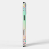 Moderner holografischer Pastell-Glitzer Case-Mate iPhone Hülle (Rückseite / Rechts)