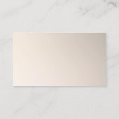 Moderner Holzarbeiter Holzschnitzer Visitenkarte (Rückseite)