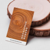 Moderner Holzarbeiterbau Visitenkarte