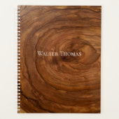 Moderner Holzkörner nach Maß für Jahr Planer (Vorderseite)