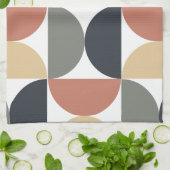 Moderner Holzlachs aus dem Mittelalter Geschirrtuch (Gefaltet)