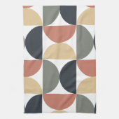 Moderner Holzlachs aus dem Mittelalter Geschirrtuch (Vertikal)