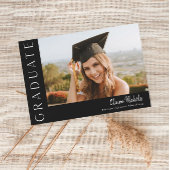 Moderner Horizontaler Foto Abschluss Einladung