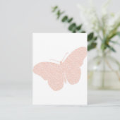 Moderner hübscher Schmetterling Postkarte (Stehend Vorderseite)