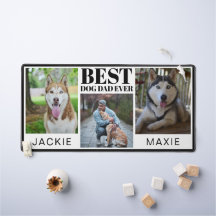 Moderner Hund Vater Drei Fotosammlungen