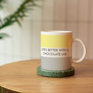 Moderner Hunde-Liebhaber-Spaß-Zitat Kaffeetasse